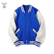 New Style Custom Track Sports No Hooded Varsity Jacket For Men